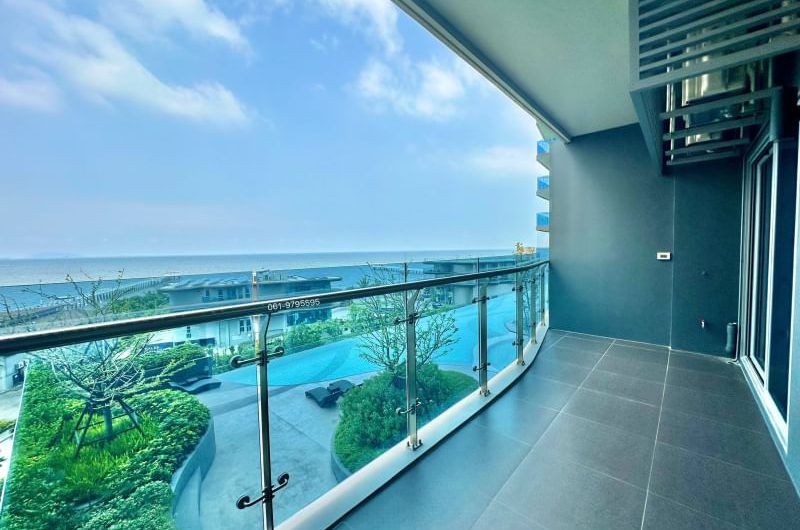 Condo for rent, Bang Phra, The Symphony, beautiful room, sea view, decorated, move in Ready.