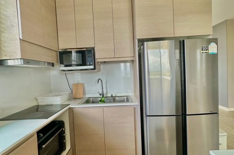 Condo for rent, The Sky, large room, high floor, fully furnished, near Assumption Sriracha School