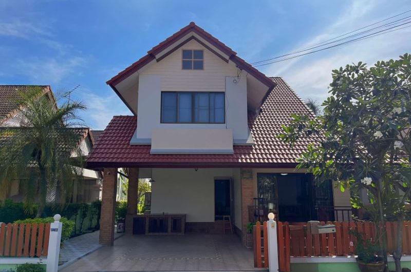 2-storey detached house for rent, Country Home 2 Village Project, Surasak, Sriracha, Chonburi